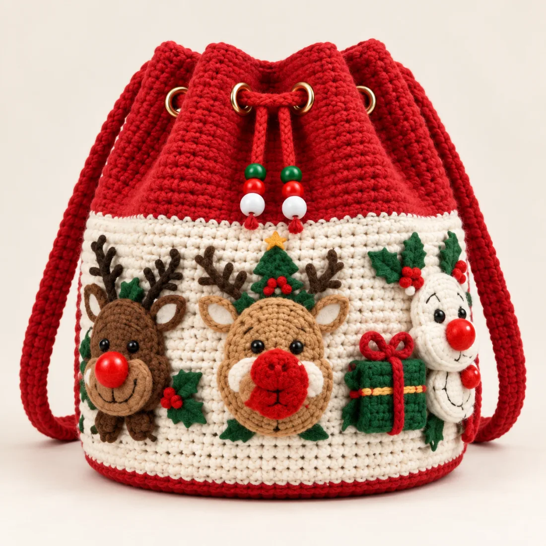 Bolsa de Natal em Crochê — foto 3